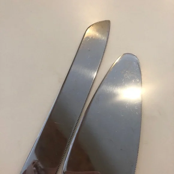 Wedding cake serving set! Beautiful stainless steel and gold plated! Lovely - Picture 6 of 7